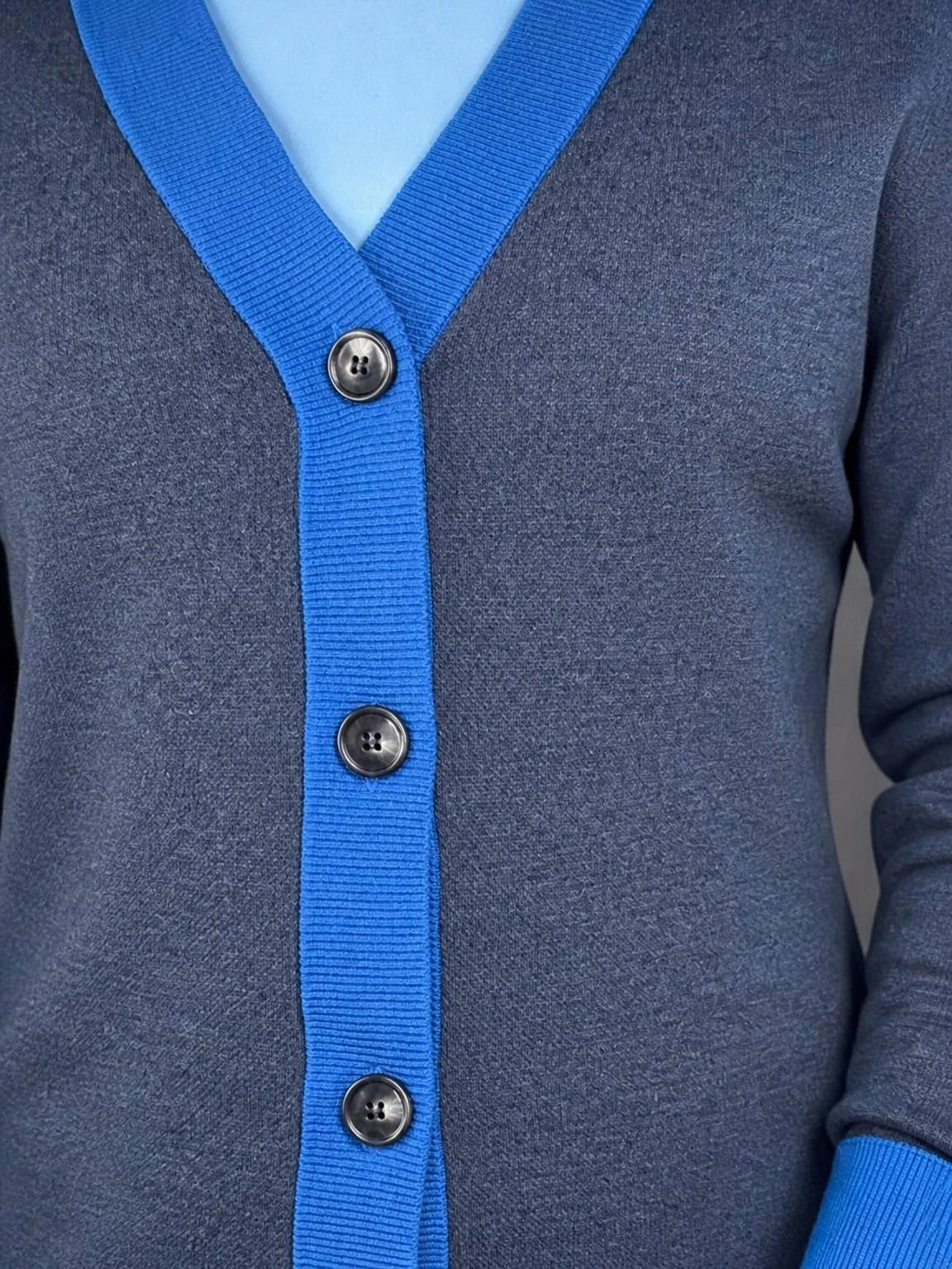 Product Image for Public Prep Preppy Cardigan — Navy & Collegiate Blue