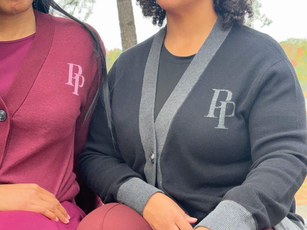 Product Image for Public Prep Preppy Cardigan — Burgundy & Rose Pink