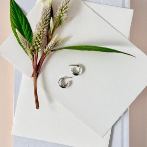 Product Image for SILVER LUNA HOOPS